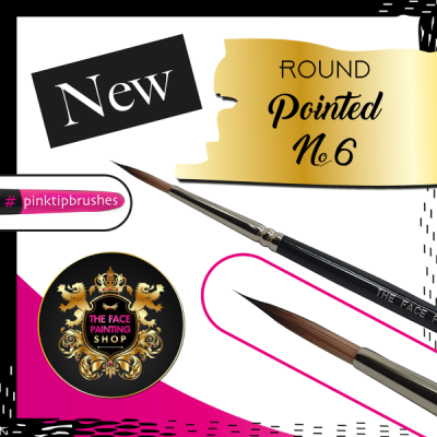 The Face Painting Shop Round Pointed 6 Brush The Face Painting Shop Round Pointed 6 Brush
